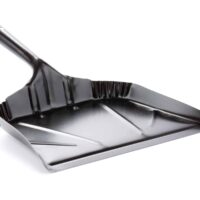 Dustpan Black Metal 12"