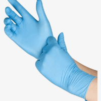 Gloves Nitrile Blue PF Large 100/Box