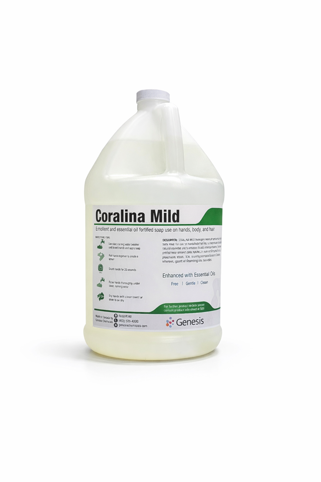 Hand Soap Liquid Coralina Mild 4L
