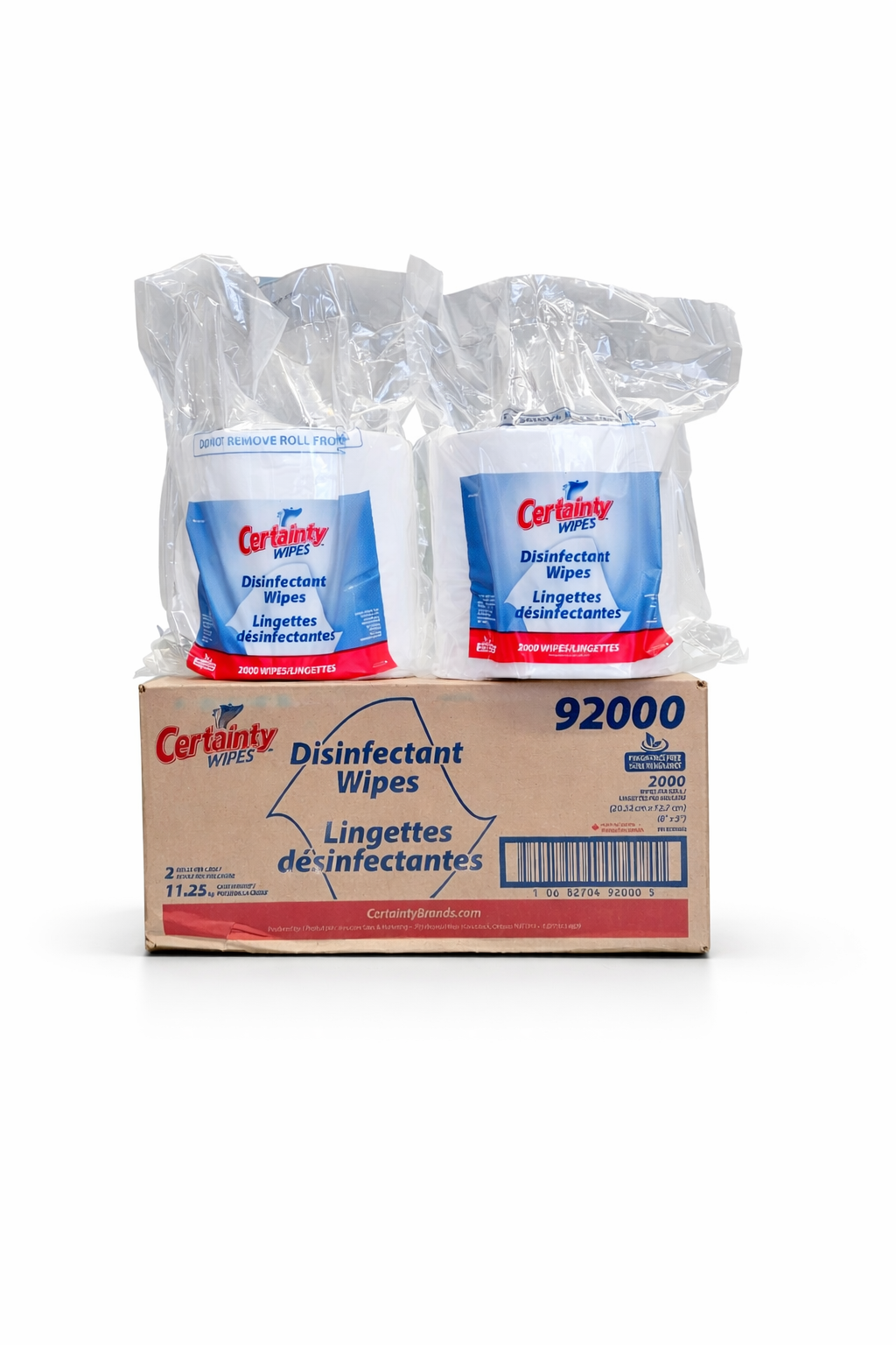 Wipes Certainty Plus Disinfectant 2x2000 Wipes/Roll